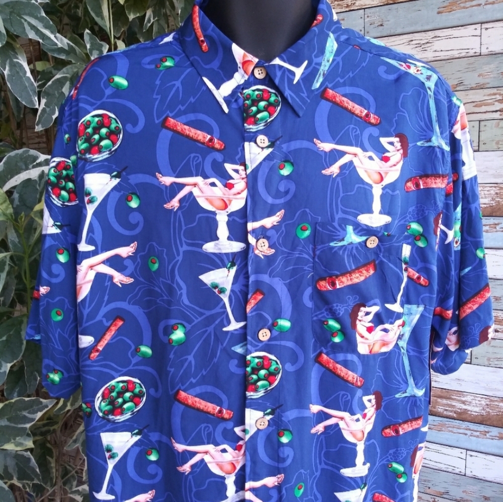 Junction West Blue Casual Pin Up Shirt